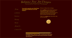 Desktop Screenshot of bellezzafineart.com